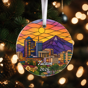 Personalised Tucson Acrylic Ornament, Custom Arizo Ornament