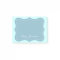 Personalised turquoise blue bracket Post-it® notes