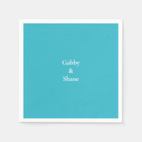 Personalised Turquoise Couples Shower 