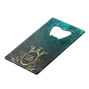 Personalised Turquoise Damask