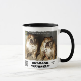 Personalised Two Bulldog Brand Mug