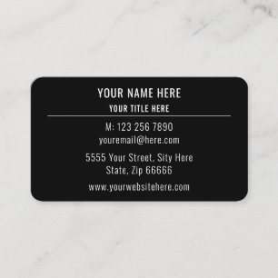 Personalised Two Colours Business Cards with Logo
