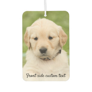 Personalised Two Photo Template, Custom Text, Car Car Air Freshener