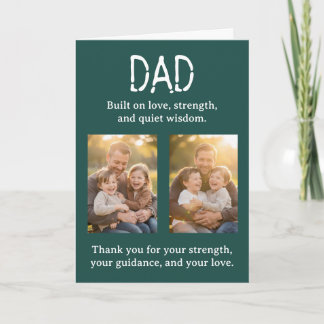 Personalised Two Photo Template Father's Day