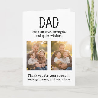 Personalised Two Photo Template Father's Day