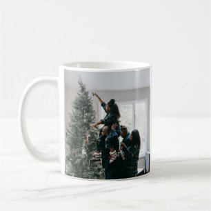 Personalised Two Sided Family Christmas Photo  Coffee Mug