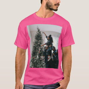 Personalised Two Sided Family Christmas Photo  T-Shirt