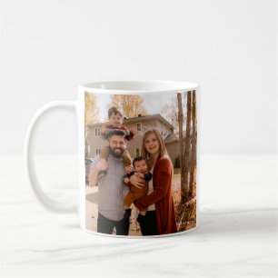 Personalised Two Sided Family Photo Coffee Mug