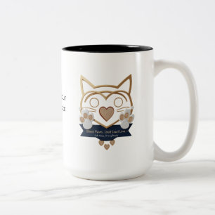 Personalised Two-Tone 15 oz Pet Mug – Silent Paws,