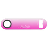 Personalised two-tone gradient ombre hot pink
