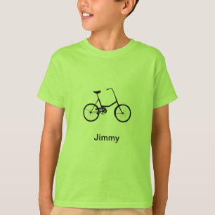 Personalised Two Wheel Bicycle  T-Shirt