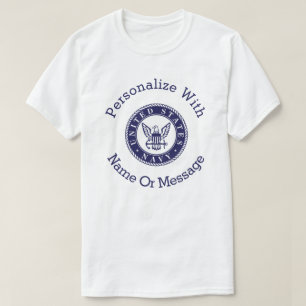 Personalised U.S. Navy Emblem T-Shirt