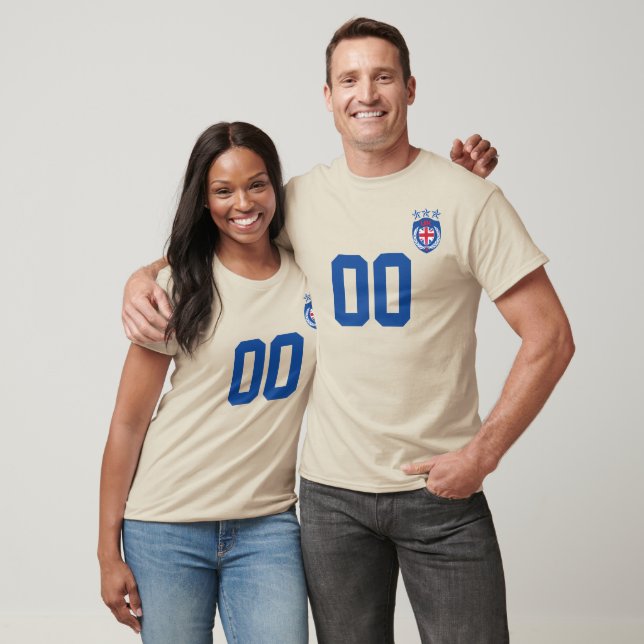 Personalised UK Sport Jersey Long Sleeve Raglan T-Shirt (Unisex)