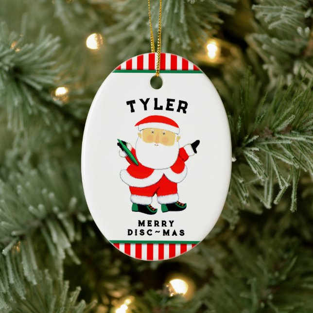 personalised ultimate frisbee collectable ceramic tree decoration (Tree)