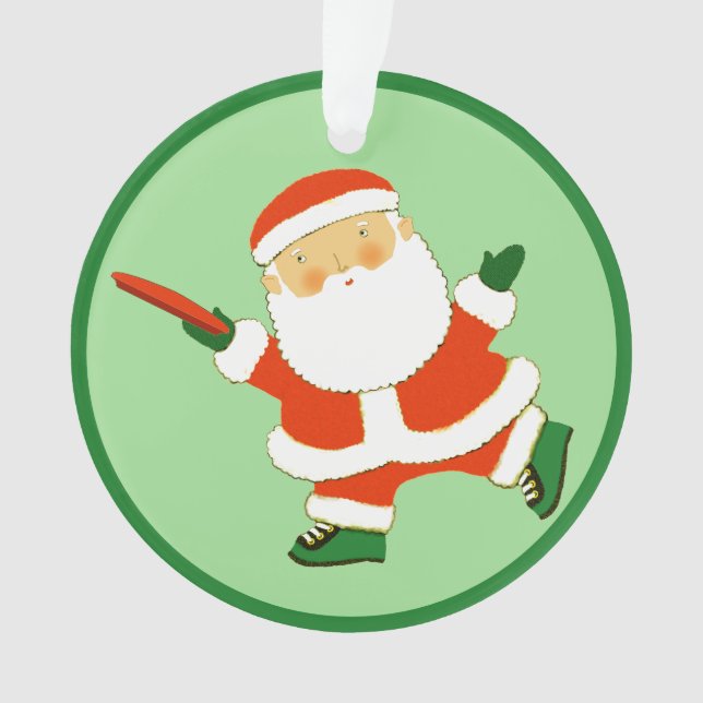 Personalised Ultimate Frisbee Ornament (Front)