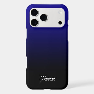 Personalised Ultramarine Black Ombre