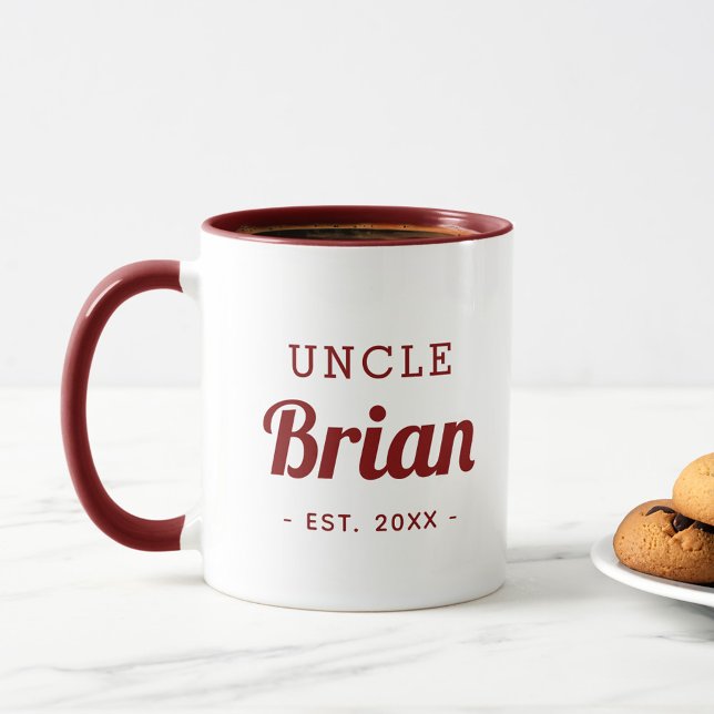 Personalised Uncle Monogram Mug (Creator Uploaded)