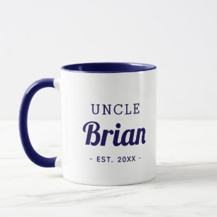 Personalised Uncle Monogram Mug