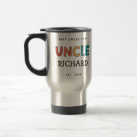 Personalised Uncle Retro Gift Best Uncle Ever Cute