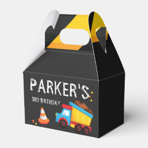 Personalised Under Construction Favour Box