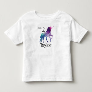 Personalised Unicorn Birthday Top
