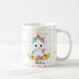 Personalised Unicorn Coffee Mug