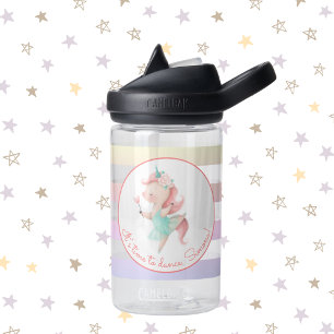 Personalised Unicorn Dance Party Water Bottle