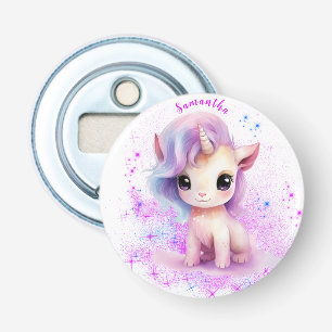 Personalised Unicorn Design Bottle Opener