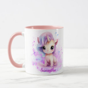 Personalised Unicorn Design Mug