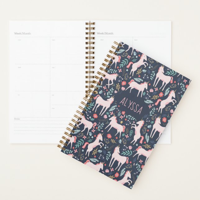 Personalised Unicorn Fields Planner (Display)