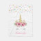 Personalised Unicorn Fleece Blanket