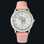 Personalised Unicorn Kid's Watch<br><div class="desc">A magical watercolor unicorn kid's watch. Perfect for back to school,  birthday or Christmas gift.</div>