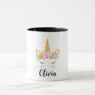Personalised unicorn mug, Kids gifts Coffee Mug