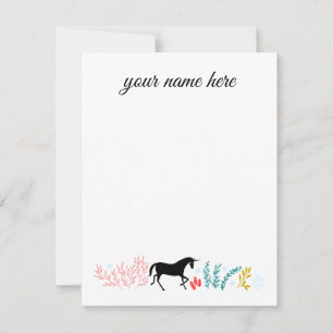 Personalised Unicorn Notecards