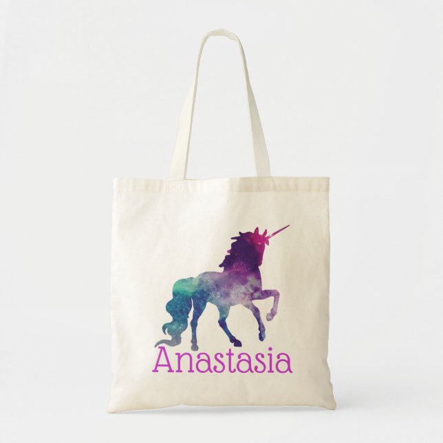 Personalised Unicorn Tote Bag (Front)