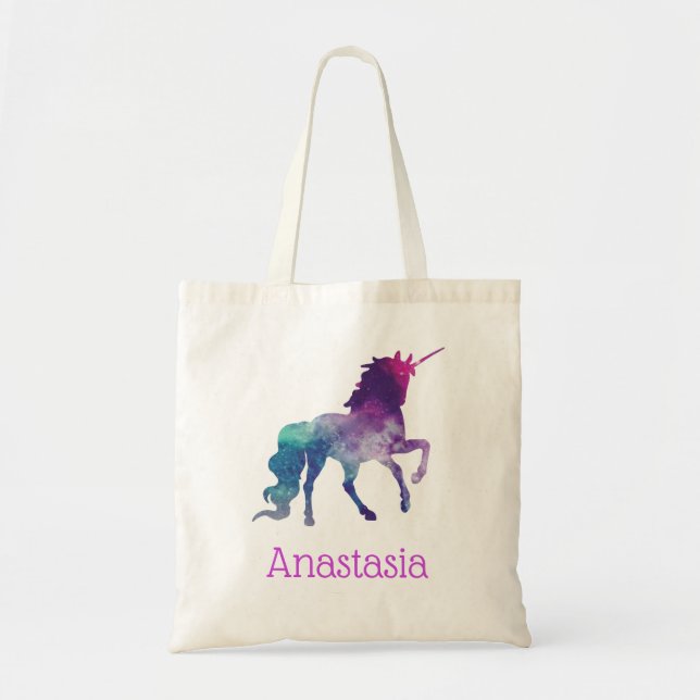 Personalised Unicorn Tote Bag (Front)