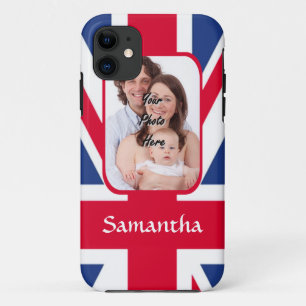Personalised union jack iPhone 11 case