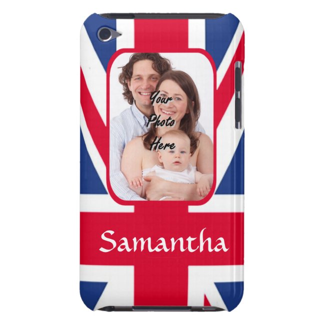 Personalised union jack iPod Case-Mate case (Back)
