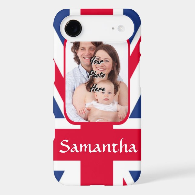 Personalised union jack iPod Case-Mate case (Back)