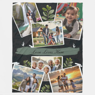Personalised Unique Custom Family Picture Blanket