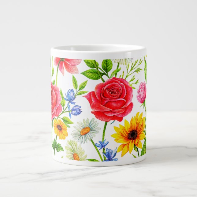 Personalised – Unique Gift Idea for Birthday  Large Coffee Mug (Front)