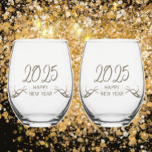 Personalised Unique Happy New Year 2025 Keepsake