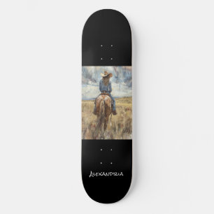 Personalised Unique Horse Lover Design Skateboard