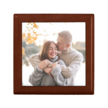 personalised unique photo wooden jewellery box