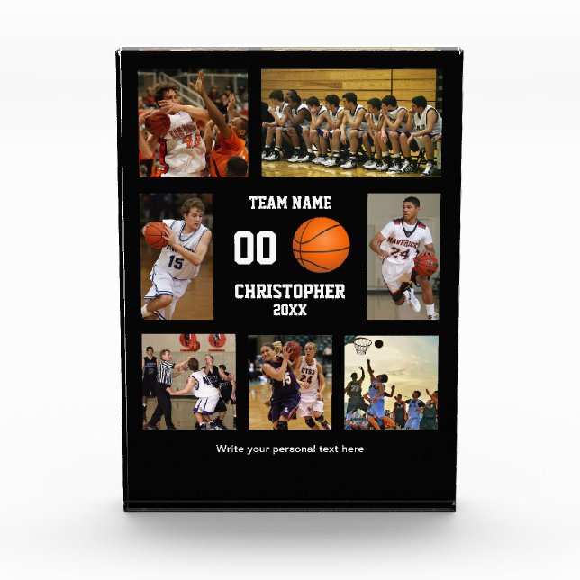 Personalised University Graduation Photo Block (Front)