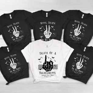 Personalised Until Death Bachelorette Bridal Party Tri-Blend Shirt
