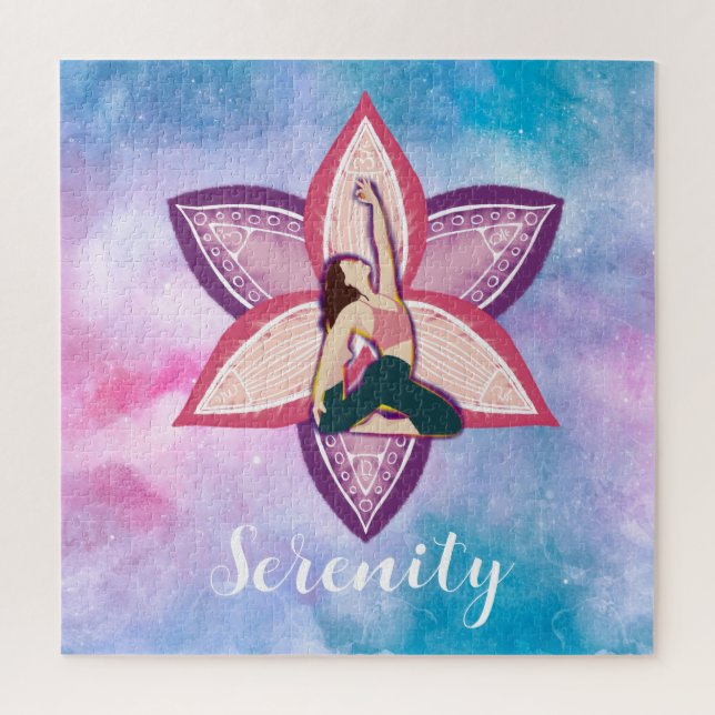 Personalised Uplifting Healing Yoga Reiki Puzzle (Vertical)
