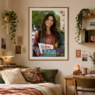 Personalised Uplifting Photo Gift Poster