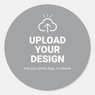 Personalised Upload Your Design Classic Round Sticker