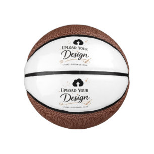 Personalised Upload Your Design Logo Mini Basketball